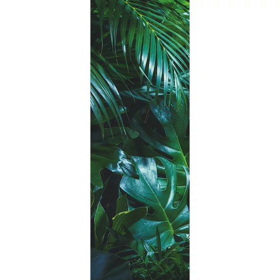 HB SPC/vinyl vízálló fali panel, Tropical Forest Leaves (2605 x 934 mm)