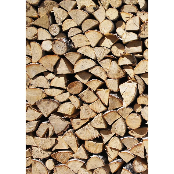 HB SPC/vinyl vízálló fali panel, Pile of Wood (2605 x 1868 mm)