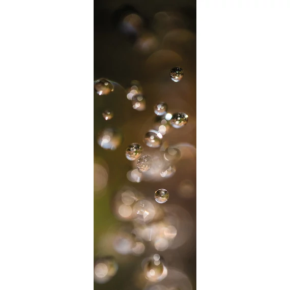 HB SPC/vinyl vízálló fali panel, Flying Drops (2605 x 934 mm)