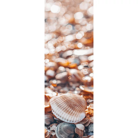 HB SPC/vinyl vízálló fali panel, Shells on the Beach (2605 x 934 mm)