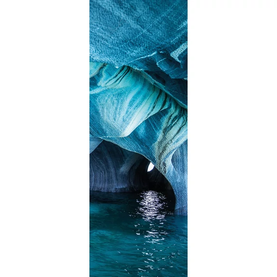 HB SPC/vinyl vízálló fali panel, Blue Marble Cave (2605 x 934 mm)