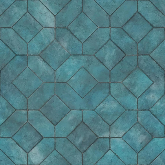 HB SPC/vinyl vízálló fali panel, Oxidized Terra Cotta Tiles