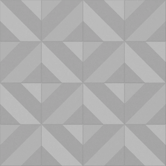 HB SPC/vinyl vízálló fali panel, Gray Faceted Tiles
