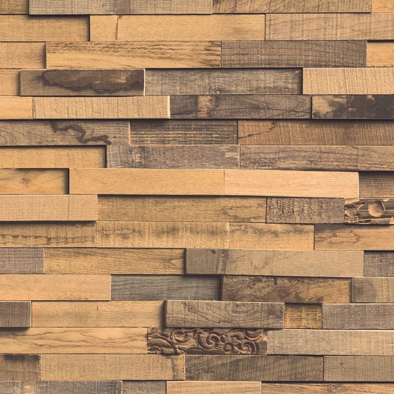 HB SPC/vinyl vízálló fali panel, Portuguese Wood Strips
