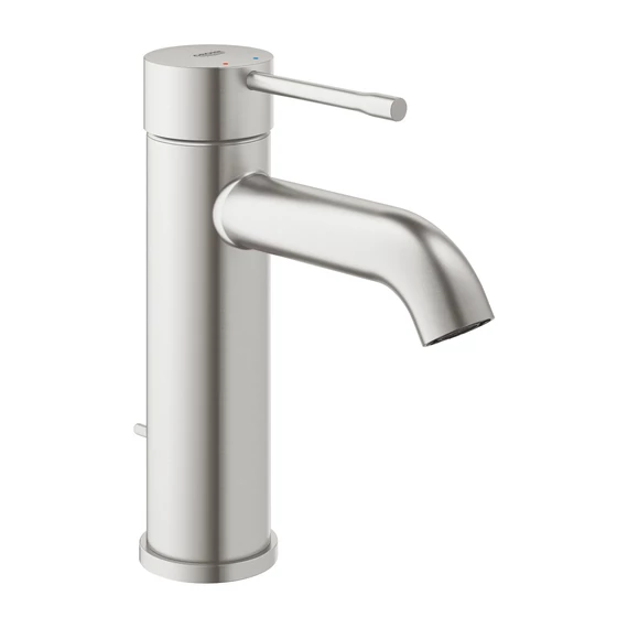 GROHE Essence mosdócsaptelep leeresztővel S-es méret, Brushed Supersteel
