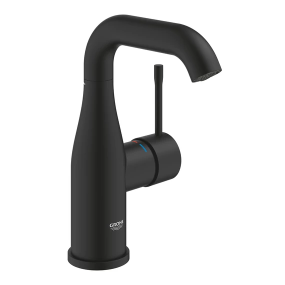 GROHE Essence mosdócsaptelep leeresztővel M-es méret, Phantom Black
