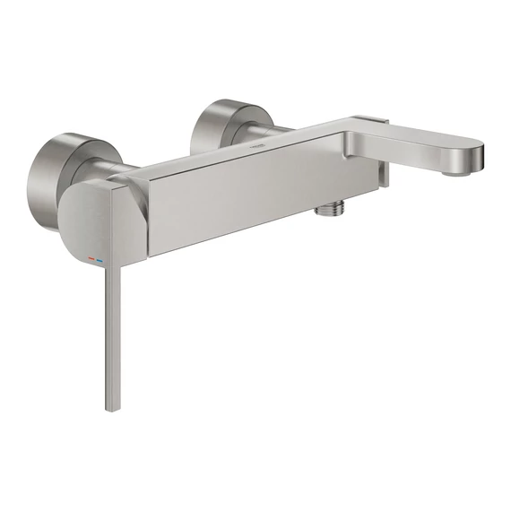 GROHE Plus egykaros kádtöltő csaptelep, Supersteel