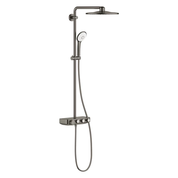 GROHE Euphoria SmartControl 310 Duo termosztátos zuhanyrendszer, Brushed Hard Graphite