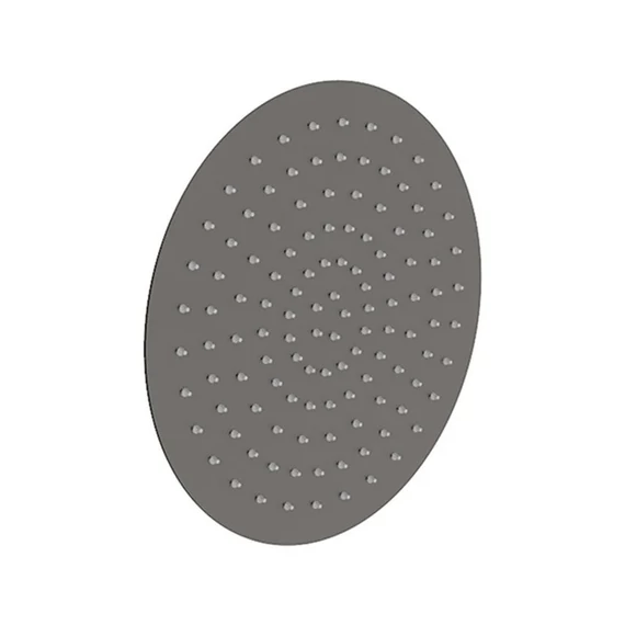LUNART kerek fejzuhany 300mm slim, Gun Metal