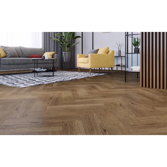 ARBITON AMARON HERRINGBONE 4V SPC/vinyl vízálló padló, Georgetown Oak