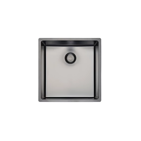 REGINOX New York 40x40 rozsdamentes mosogató, Gun Metal Silver