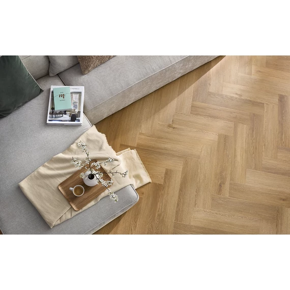 ARBITON AMARON HERRINGBONE EIR 4V SPC/vinyl vízálló padló, Burbon Oak