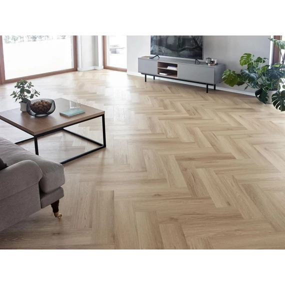 ARBITON AMARON HERRINGBONE MINERAL DRYBACK ragasztós vinyl padló, Wembley Oak