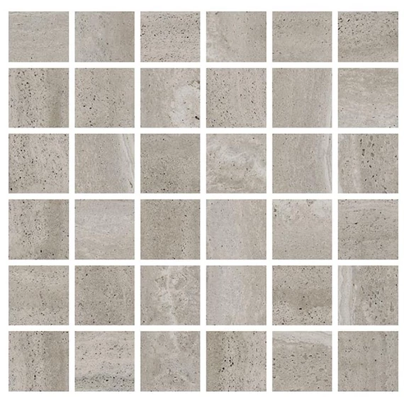 COEM Reverso Mosaico Grigio Pat./Ret. burkolólap 5x5