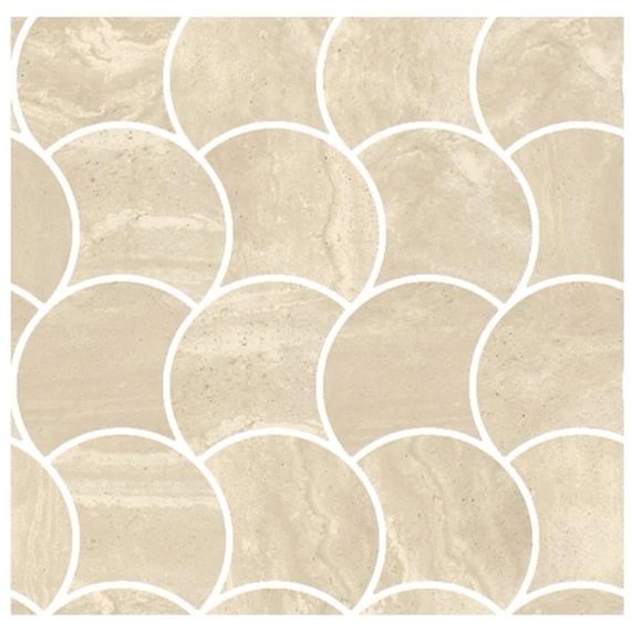COEM Reverso Mosaico Wavy Avorio Pat./Ret. burkolólap