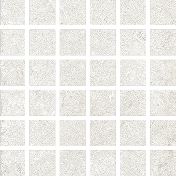 COEM Tuffeau Mosaico Bianco Nat. burkolólap 5x5