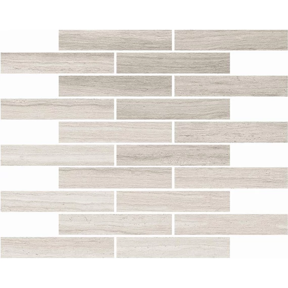 COEM Flow Mosaico Light Grey burkolólap 3x15