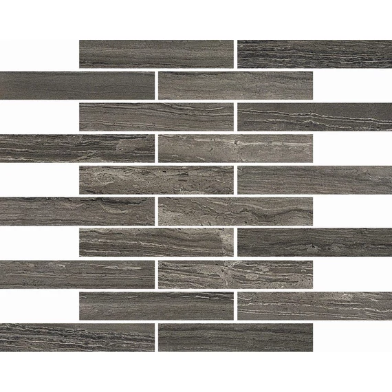 COEM Flow Mosaico Dark Grey burkolólap 3x15