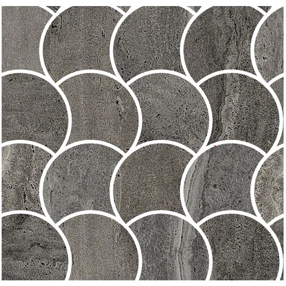 COEM Reverso2 Mosaico Wavy Black Pat./Ret. burkolólap