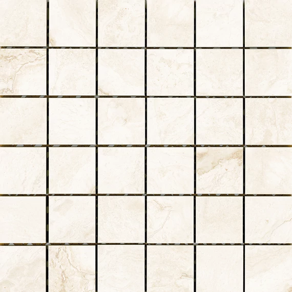 COEM Touch Stone Mosaico White Nat./Ret. burkolólap 5x5
