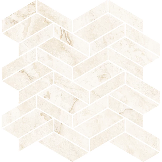 COEM Touch Stone Mosaico Losanghe White Nat./Ret. burkolólap