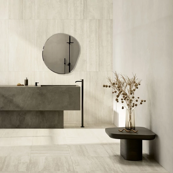 COEM Touch Stone Vein White Nat./Ret. burkolólap 60x60