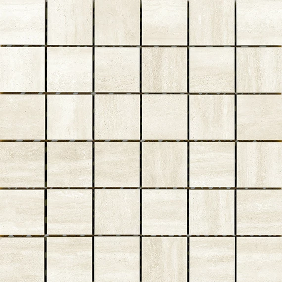 COEM Touch Stone Vein Mosaico White Nat./Ret. burkolólap 5x5