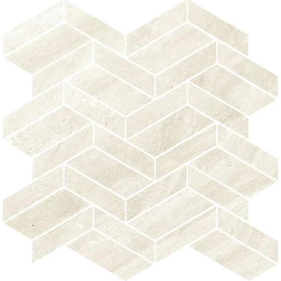 COEM Touch Stone Vein Mosaico Losanghe White Nat./Ret. burkolólap