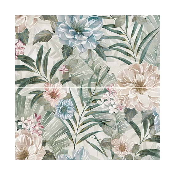 LUNART A Casa Inserto Bloom Ice A+B csempe Nat./Ret. 25x75