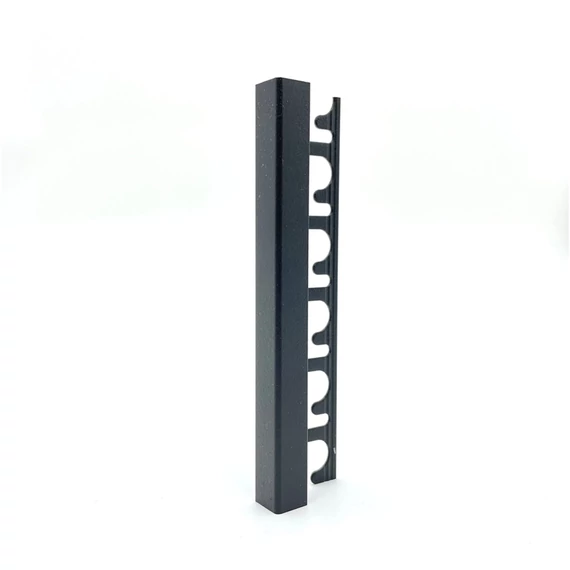 Progress Projolly Square Stone Line szögletes alumínium élprofil 2700x10mm, Black