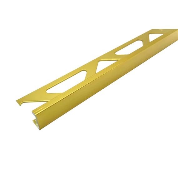 Polírozott alumínium L profil 2700x10mm, arany