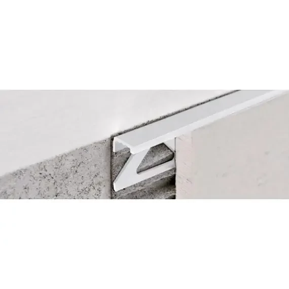 Porfestett alumínium L profil 2700x10mm, matt fehér