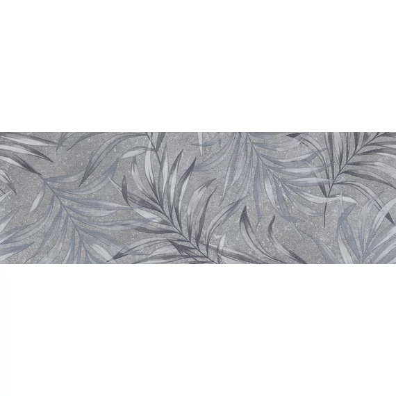 LUNART Brilla A Foglie Antracite csempe Nat./Ret. 25x75