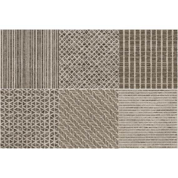 LUNART Brilla Inserto Galassie Sabbia A+B csempe Nat./Ret. 25x75