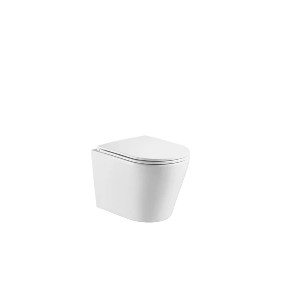 LUNART Argon fali WC tornádó öblítéssel, ülőkével, Glossy White