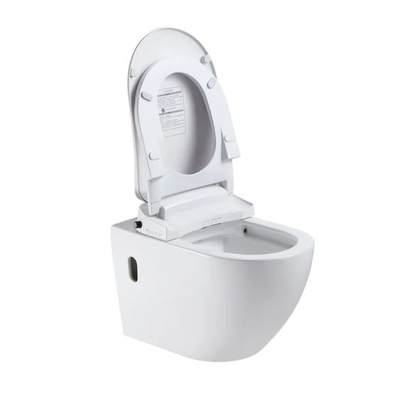LUNART Clever Comfort perem nélküli fali WC intelligens ülőkével, Glossy White