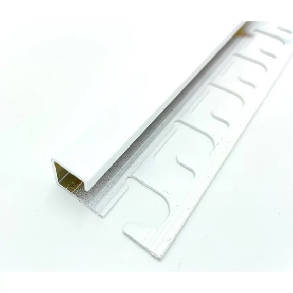 Progress Projolly Square Stone Line szögletes alumínium élprofil 2700x10mm, White