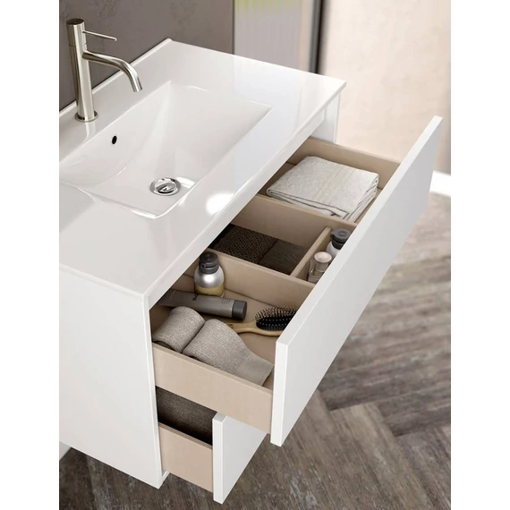 LUNART Mio 60 2 fiókos alsószekrény, Oak