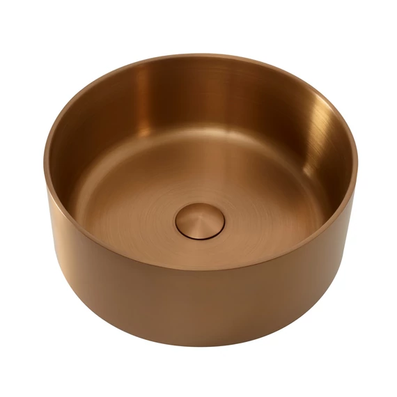 Lavabos Metal 3 Rosa fém mosdó