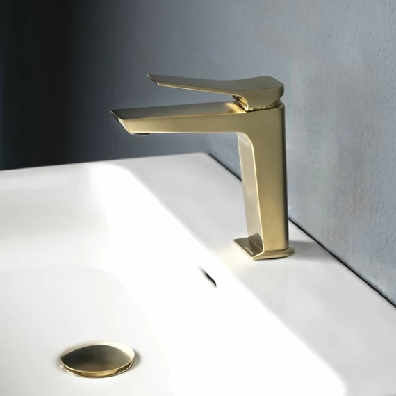 RamonSoler Prisma S mosdó csaptelep, Brushed Gold