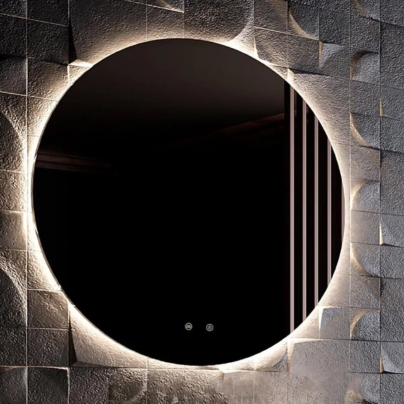 LUNART Astra 100 természetes fényű (4000K) LED tükör háttérvilágítással, páramentesítő funkcióval