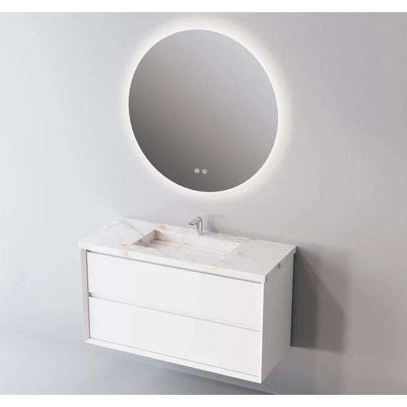 LUNART Astra 100 természetes fényű (4000K) LED tükör háttérvilágítással, páramentesítő funkcióval