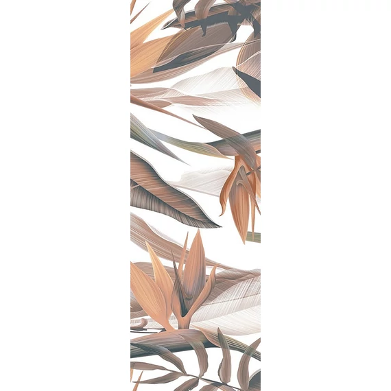 SAVOIA Nuance Dekor Floral Terra A+B+C csempe 25x75cm 1,12 m2/doboz