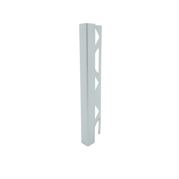 Szögletes, polírozott alumínium élprofil 2700x10mm, króm