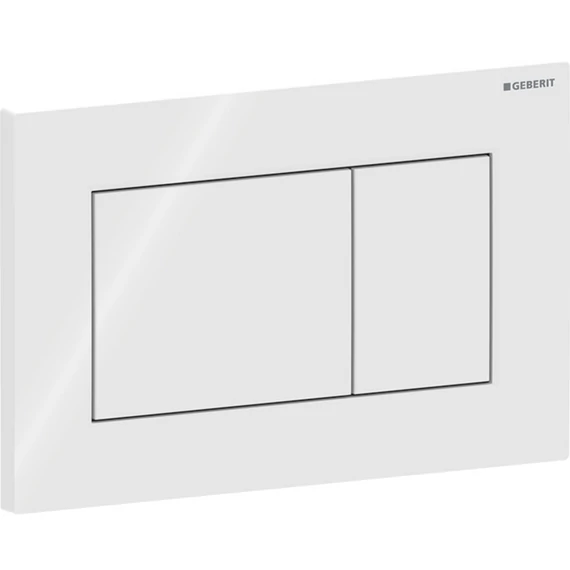 GEBERIT Sigma01 SQUARE működtetőlap 2 mennyiséges öblítéshez, fehér