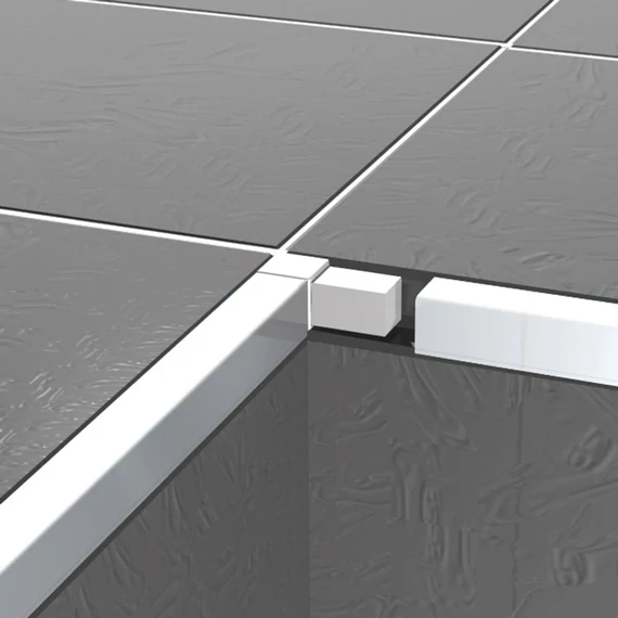 Progress Projolly Square Stone Line szögletes alumínium élprofil 2700x10mm, Oyster Grey