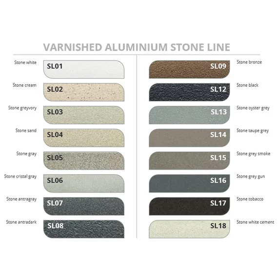 Progress Projolly Square Stone Line szögletes alumínium élprofil 2700x10mm, Grey Smoke
