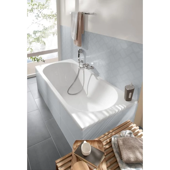 VILLEROY O.Novo beépíthető egyenes kád, 1600x700, White Alpin