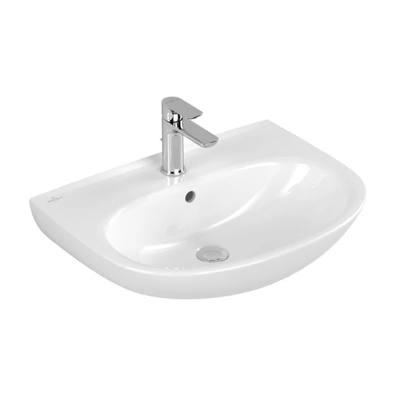 VILLEROY O.Novo íves mosdó 600x460, Glossy White Alpin