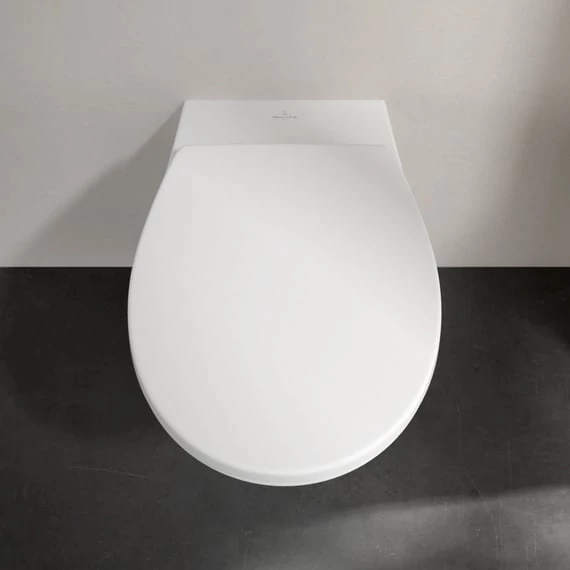 VILLEROY O.Novo perem nélküli fali WC, mély öblítésű, Soft-Close ülőkével, 540x360, Glossy White A.